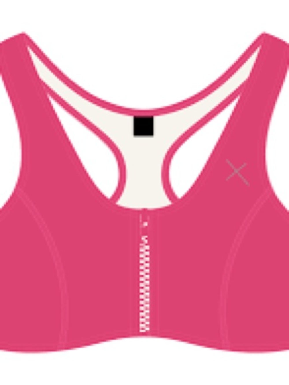 Boutine La Zipper Bikini Top in Poppy Red